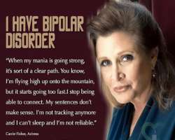She suffered from Bipolar disease and drug addicti She suffered from Bipolar disease and drug addiction of which she had written in her memoir